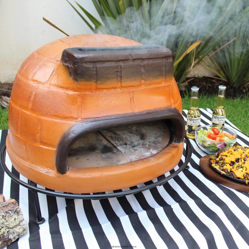 four à pizza talavera sienne Plow & Hearth 8642F62950 accessoires