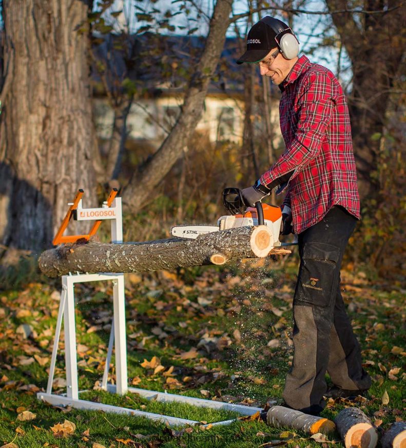 Chevalet porte-bûches intelligent pliable en acier - blanc Plow & Hearth 8642F62960 accessoires