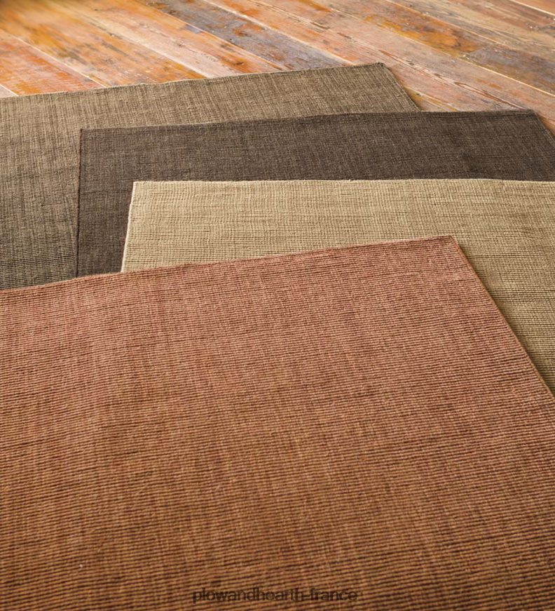 Tapis Dalton en laine mélangée, 3'6 x 5'6 - chocolat Plow & Hearth 8642F62804 accessoires