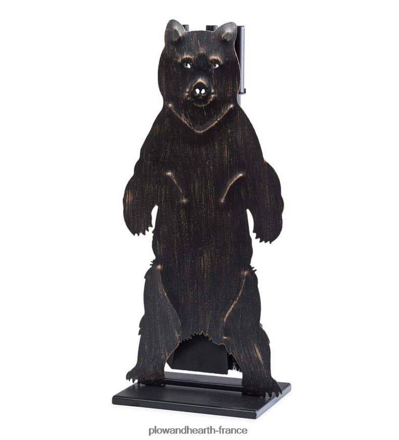 Ensemble d'outils de cheminée ours de montagne de Shenandoah Plow & Hearth 8642F62744 cheminée