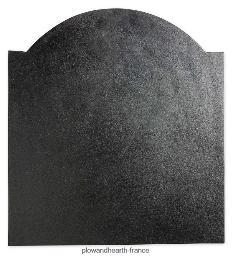 plaque de cheminée en fonte motif pomme de pin Plow & Hearth 8642F63198 cheminée