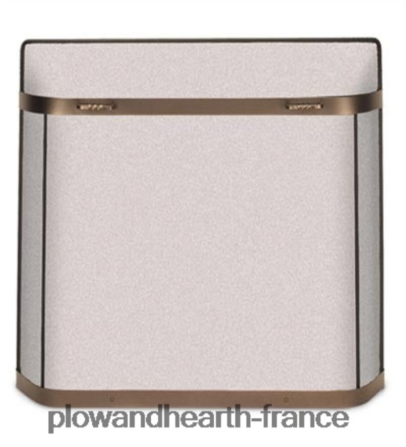 Pare-étincelles de série Medium Custom Iron - 1 501 à 2 300 pouces carrés - noir Plow & Hearth 8642F62917 cheminée