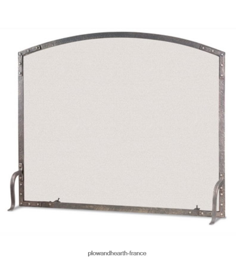 écrans de cheminée en fer forgé de l'ancien monde, support à bois et ensemble d'outils Plow & Hearth 8642F62778 cheminée