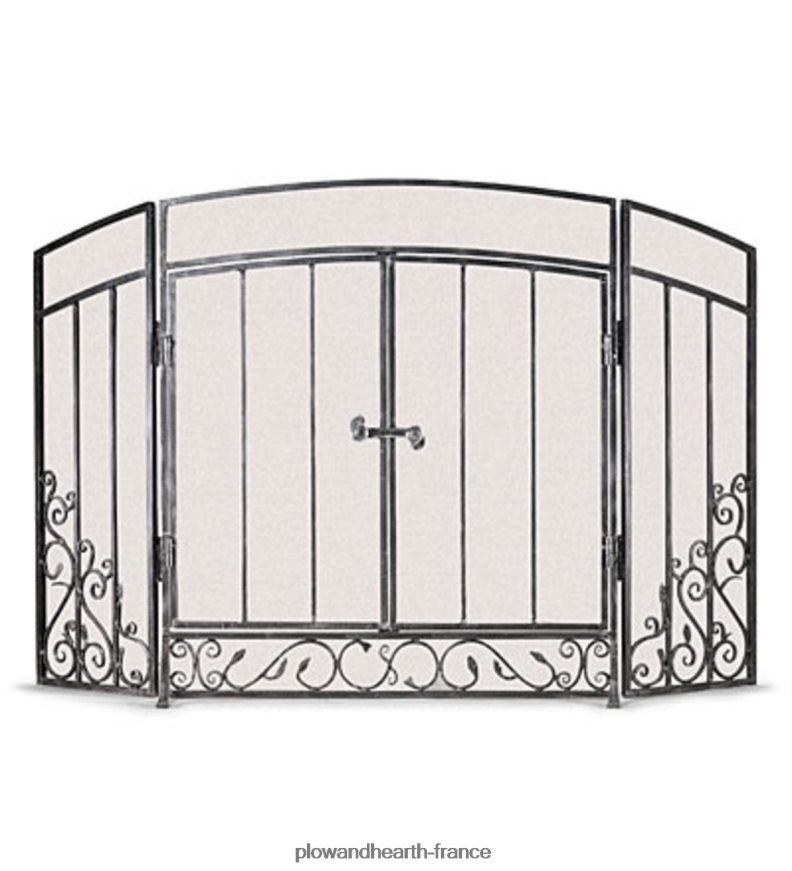paravent renaissance en étain - étain Plow & Hearth 8642F62904 cheminée