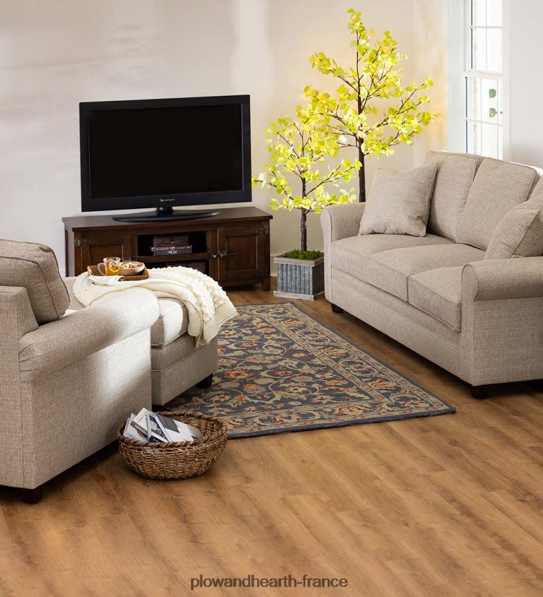 Ginkgos verts éclairés électriquement, intérieur/extérieur Plow & Hearth 8642F6224 cour et jardin