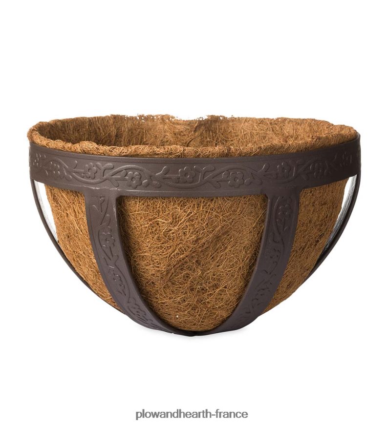 Obélisque de jardin en acier thermolaqué de 8' - cuivre antique Plow & Hearth 8642F63251 cour et jardin