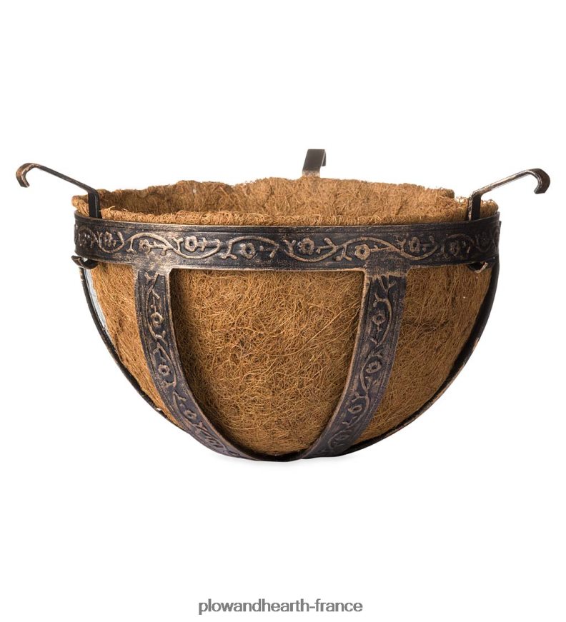 Obélisques de jardin et jardinière en acier thermolaqué Plow & Hearth 8642F659 cour et jardin