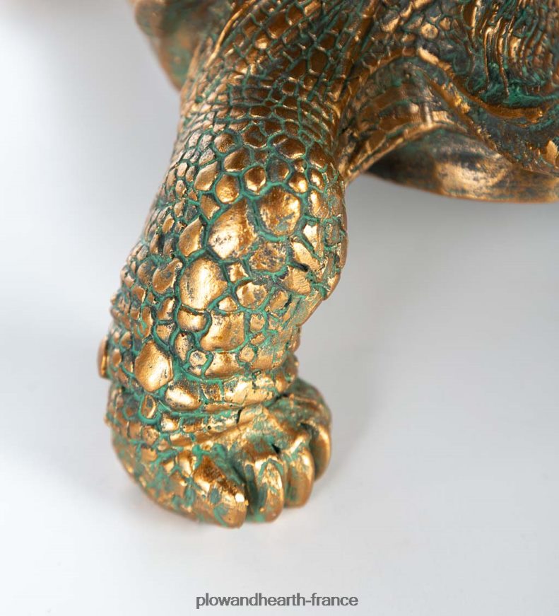 accents de jardin en résine de la famille des tortues Plow & Hearth 8642F671 cour et jardin