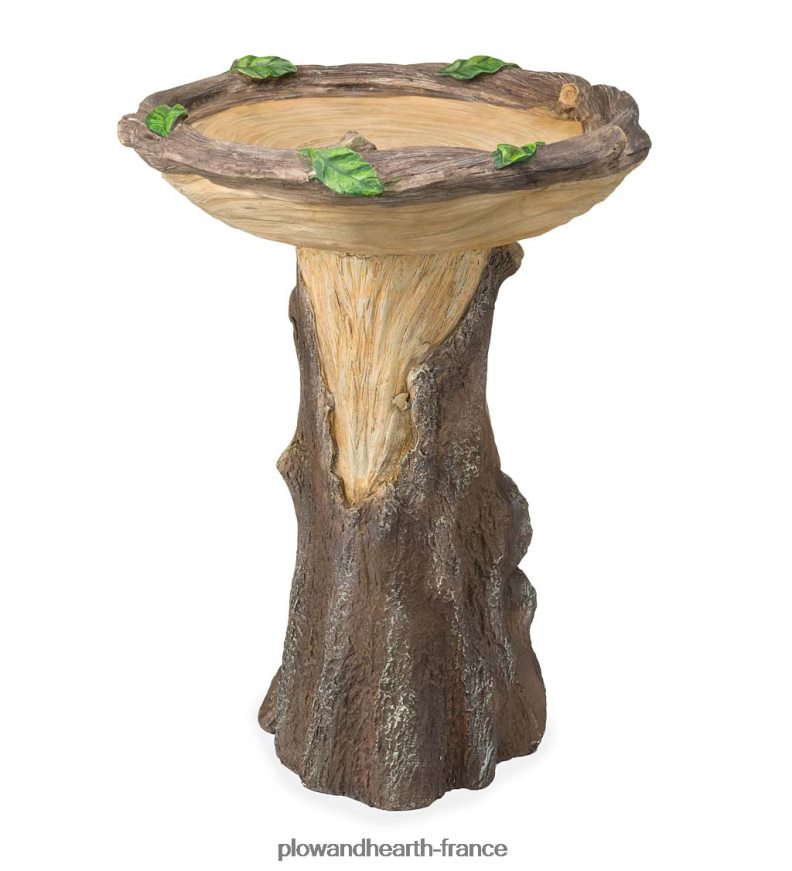 bain d'oiseaux de jardin féerique grandeur nature Plow & Hearth 8642F674 cour et jardin
