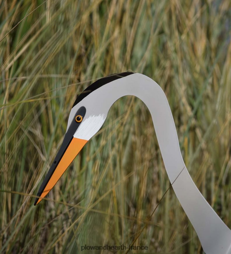 grand héron bleu qui danse Plow & Hearth 8642F6131 cour et jardin