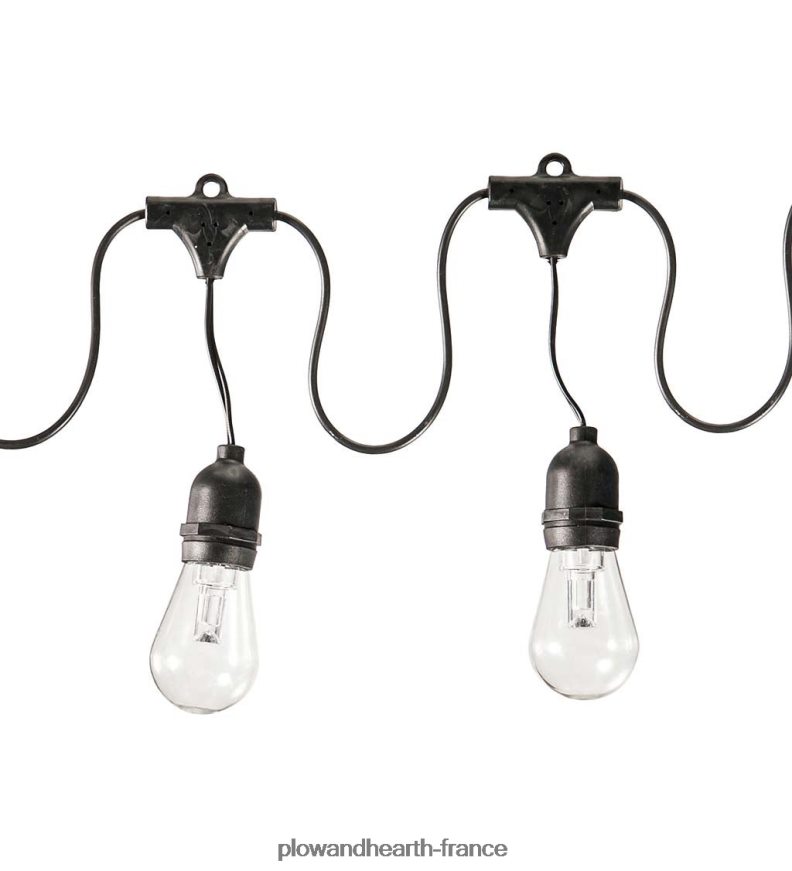 guirlandes solaires multicolores Plow & Hearth 8642F6409 cour et jardin