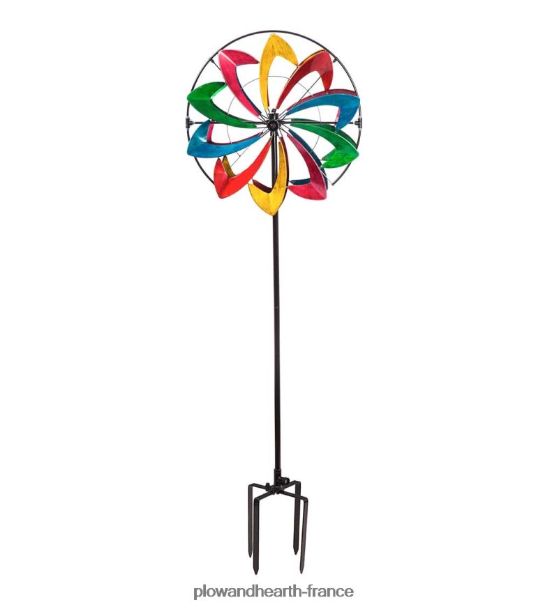 hydro spinner multicolore - multicolore Plow & Hearth 8642F6350 cour et jardin