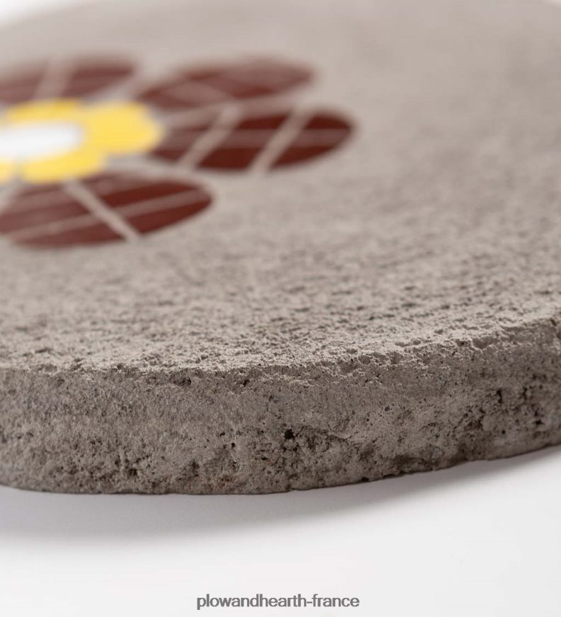 tremplin en mosaïque - rouge Plow & Hearth 8642F6194 cour et jardin