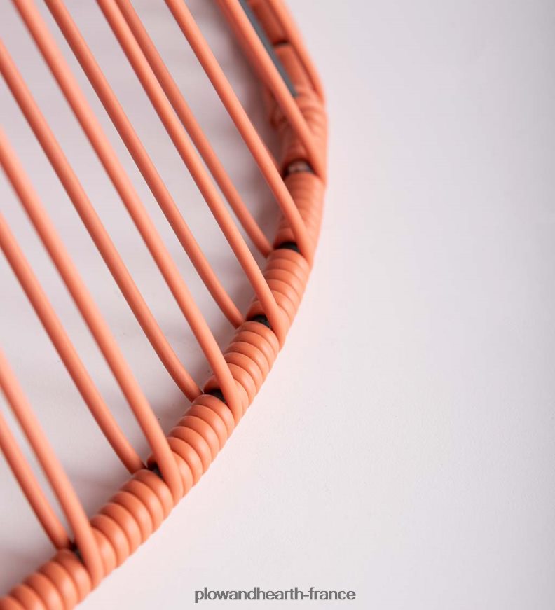 grande suspension solaire - rose saumon Plow & Hearth 8642F6480 cour et jardin