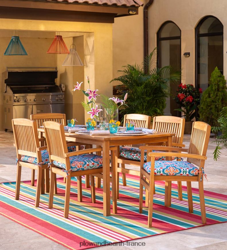 grande suspension solaire - rose saumon Plow & Hearth 8642F6480 cour et jardin