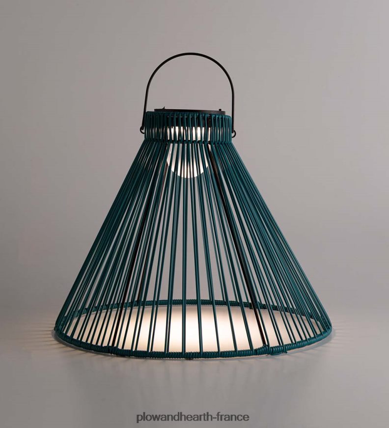 grande suspension solaire - rose saumon Plow & Hearth 8642F6480 cour et jardin