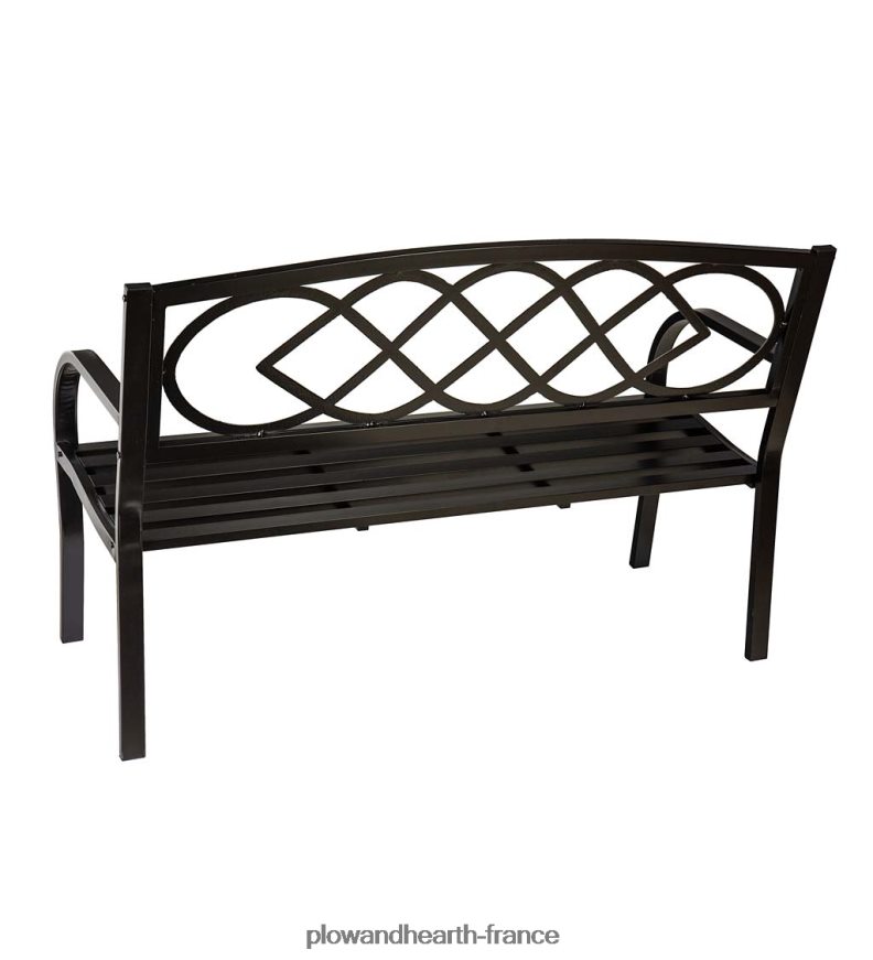 banc de jardin noeud celtique Plow & Hearth 8642F6489 cour et jardin
