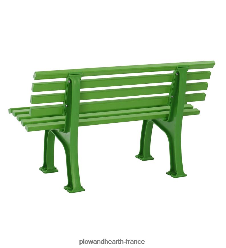 petit banc de jardin 2 places en pvc résistant aux intempéries - vert Plow & Hearth 8642F6494 cour et jardin