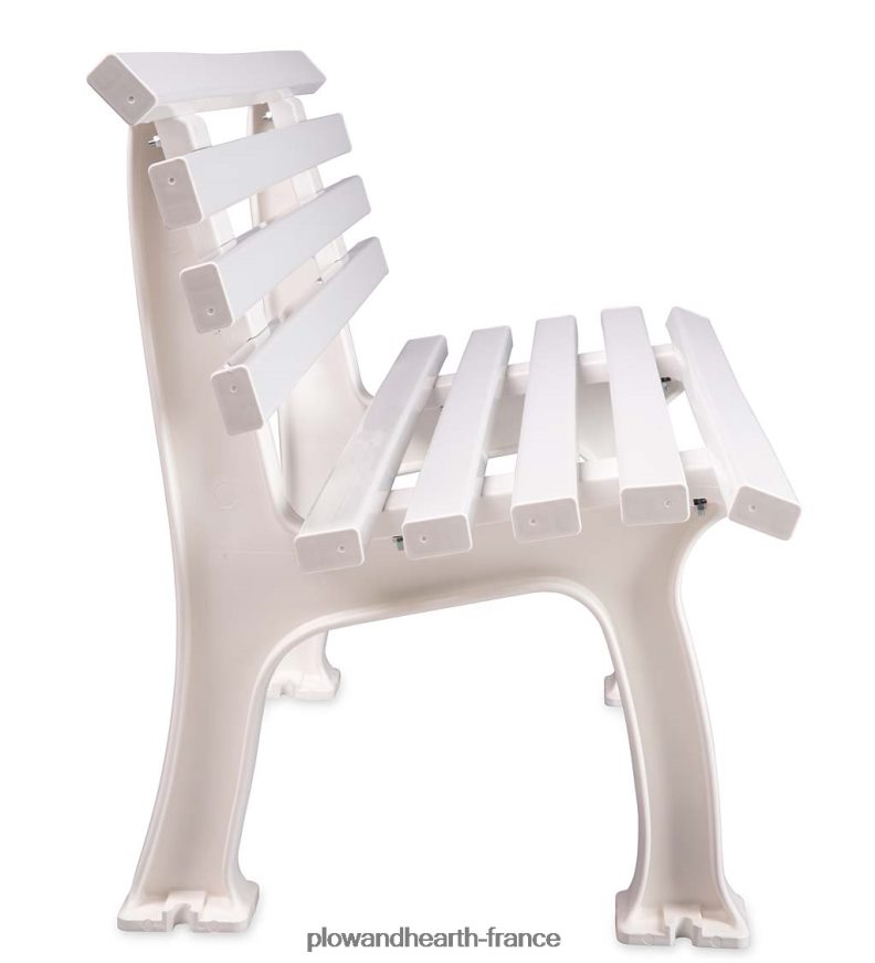 petit banc de jardin 2 places en pvc résistant aux intempéries - vert Plow & Hearth 8642F6494 cour et jardin