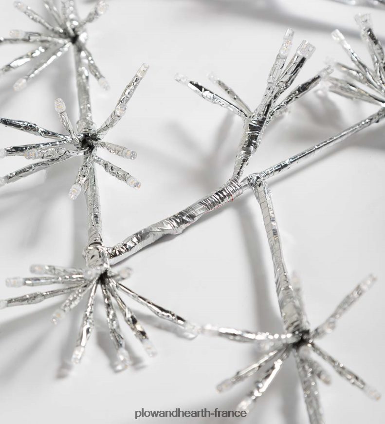 Décoration de vacances d'arbre de Noël éclairé électrique intérieur/extérieur Plow & Hearth 8642F626 cour et jardin