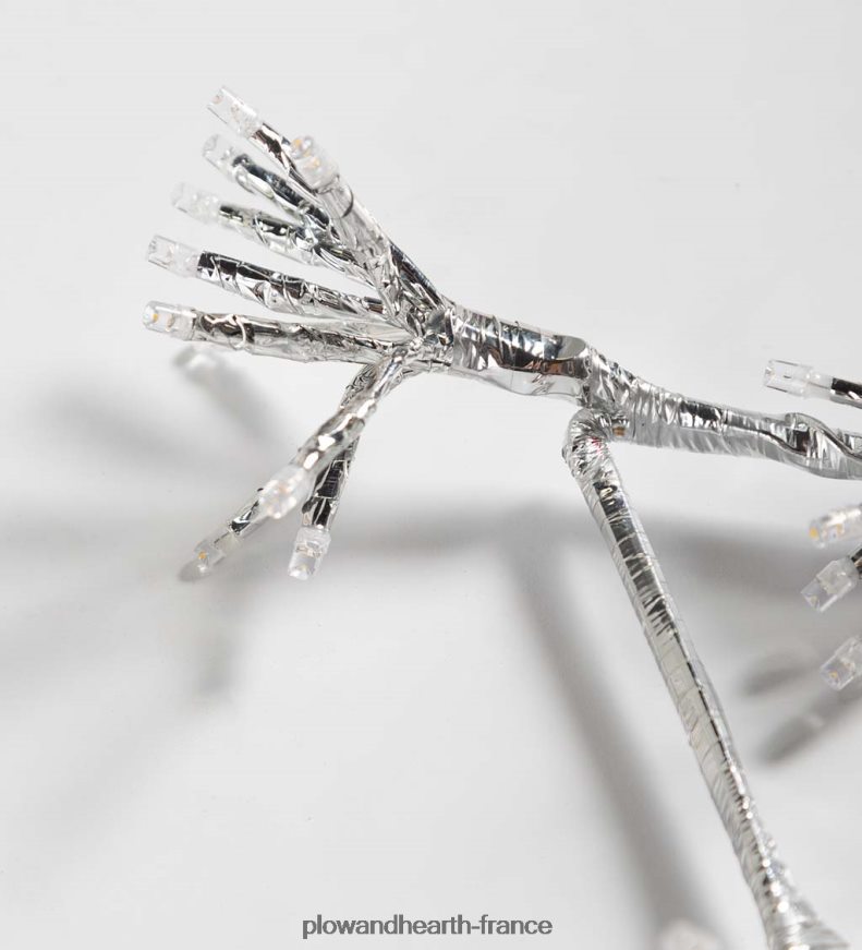 Décoration de vacances d'arbre de Noël éclairé électrique intérieur/extérieur Plow & Hearth 8642F626 cour et jardin