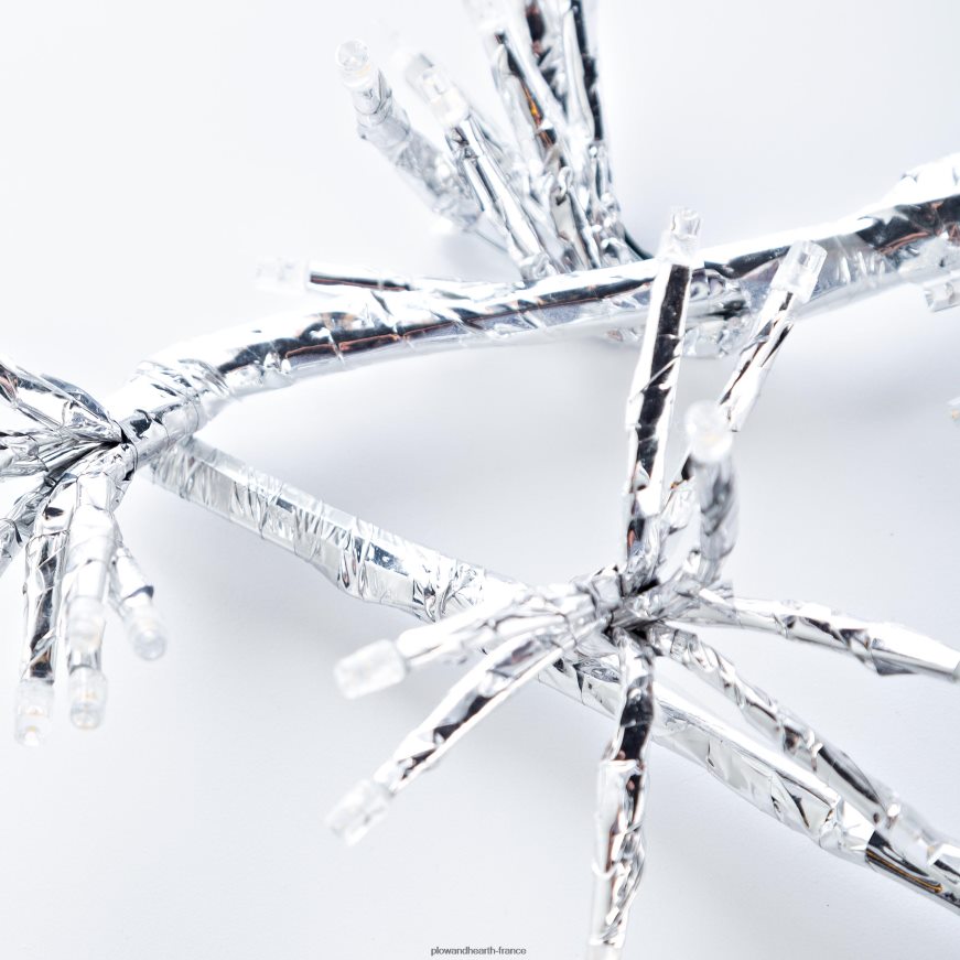 Décoration de vacances en forme d'étoile éclairée électrique intérieure/extérieure Plow & Hearth 8642F69 cour et jardin