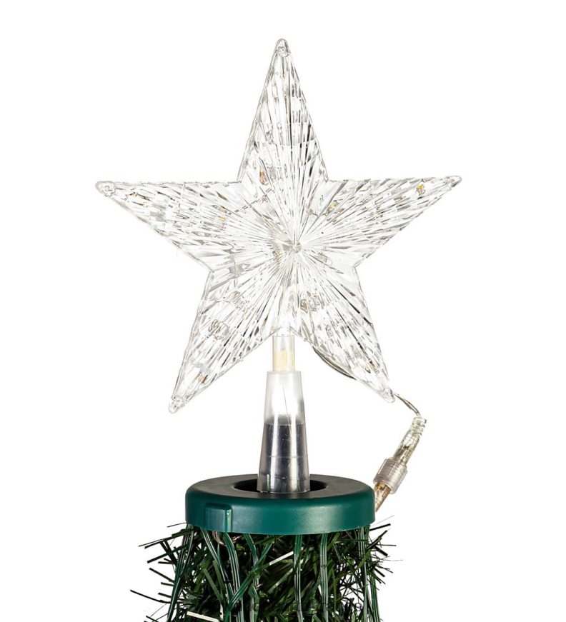 Sapin de Noël intérieur/extérieur avec lumières multicolores, 47 Plow & Hearth 8642F642 cour et jardin