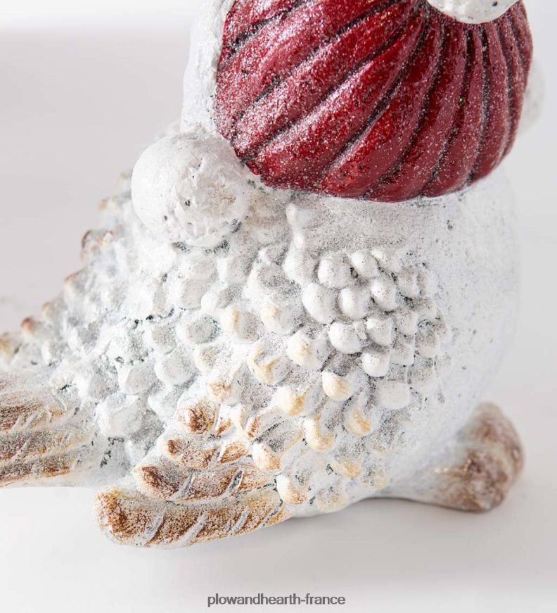 accents d'oiseaux des Fêtes, ensemble de 2 Plow & Hearth 8642F616 cour et jardin