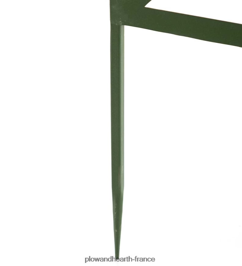 poinsettia et treillis de jardin en métal cardinal Plow & Hearth 8642F68 cour et jardin