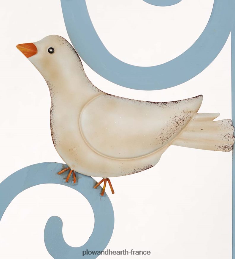 treillis de jardin en métal de flocons de neige Plow & Hearth 8642F618 cour et jardin