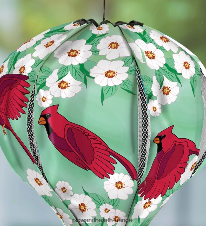 Spinner à vent décoratif pour ballon de jardin - pot de fleur Plow & Hearth 8642F6275 cour et jardin