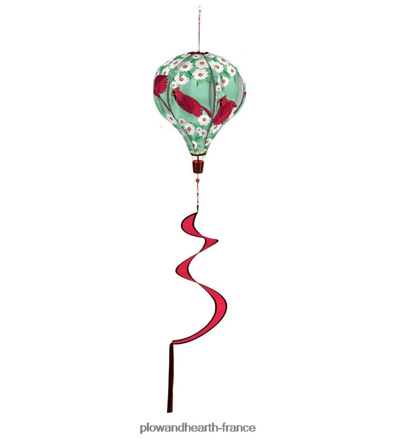 Spinner à vent décoratif pour ballon de jardin - pot de fleur Plow & Hearth 8642F6275 cour et jardin