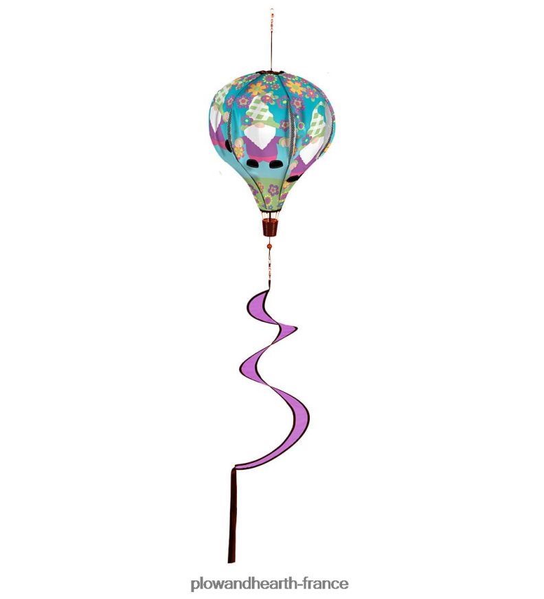 Spinner à vent décoratif pour ballon de jardin - pot de fleur Plow & Hearth 8642F6275 cour et jardin