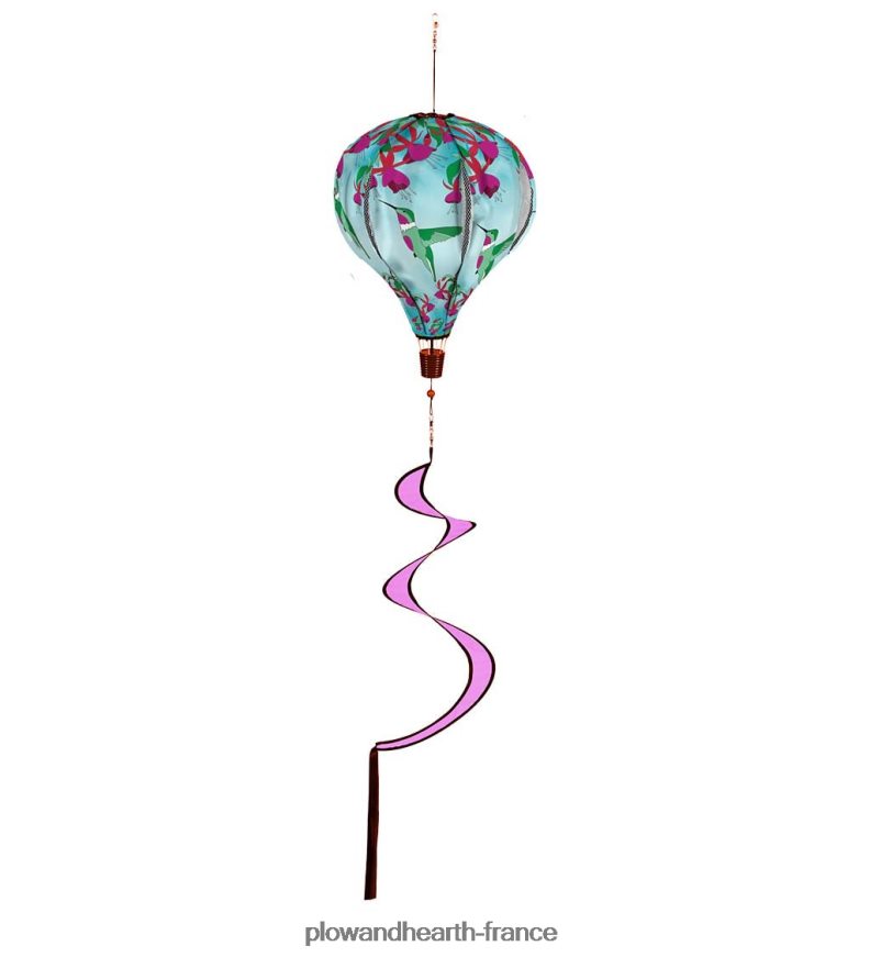 Spinner à vent décoratif pour ballon de jardin - pot de fleur Plow & Hearth 8642F6275 cour et jardin