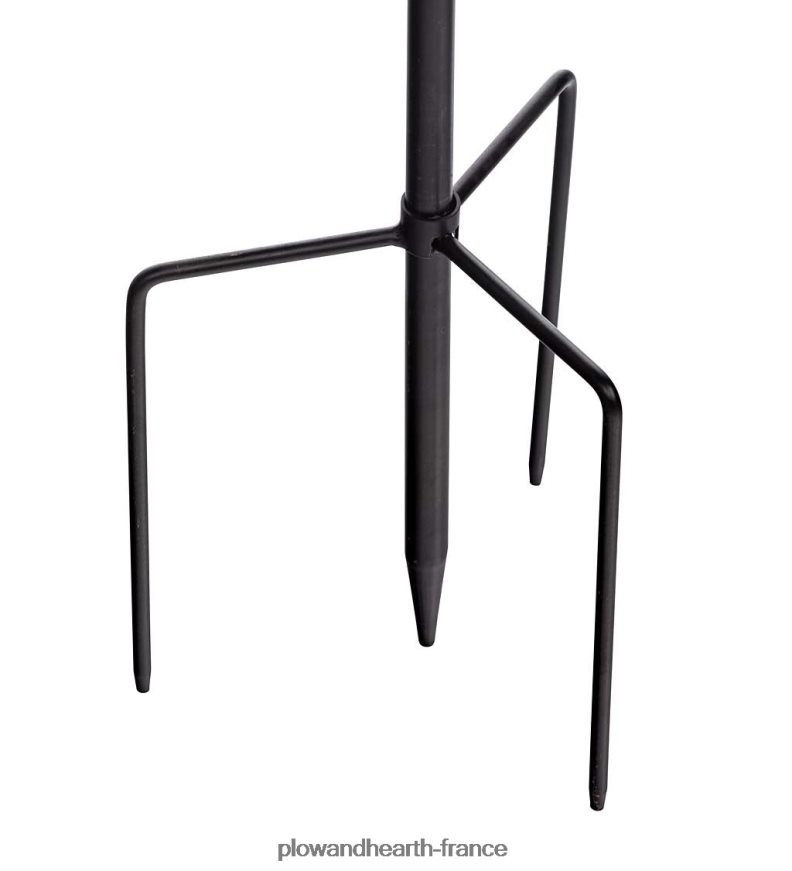 Spinner à vent en métal éclairé à l'énergie solaire, fleur de lys multicolore - multi Plow & Hearth 8642F6345 cour et jardin