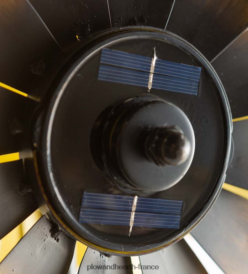 éolienne solaire tournesol Plow & Hearth 8642F6184 cour et jardin