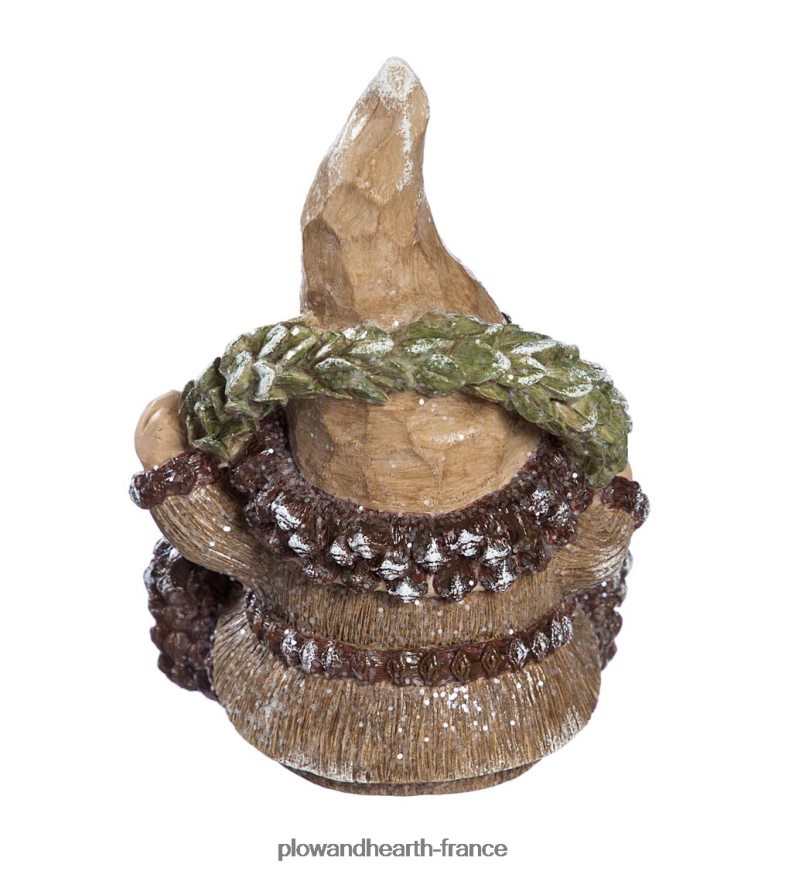 gnomes de vacances des bois, ensemble de 2 Plow & Hearth 8642F6514 cour et jardin