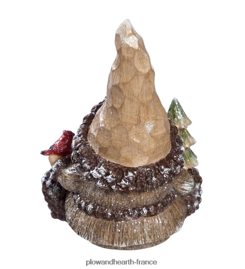 gnomes de vacances des bois, ensemble de 2 Plow & Hearth 8642F6514 cour et jardin