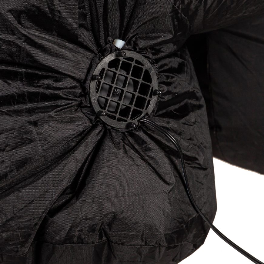 Squelette de citrouille éclairé gonflable pour Halloween Plow & Hearth 8642F6431 cour et jardin