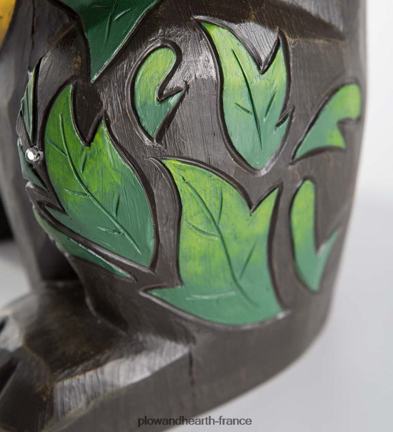 Statue éclairée d'ours noir et de shorty au miel, intérieur/extérieur Plow & Hearth 8642F6297 cour et jardin