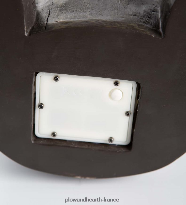 Statue éclairée d'ours noir et de shorty au miel, intérieur/extérieur Plow & Hearth 8642F6297 cour et jardin