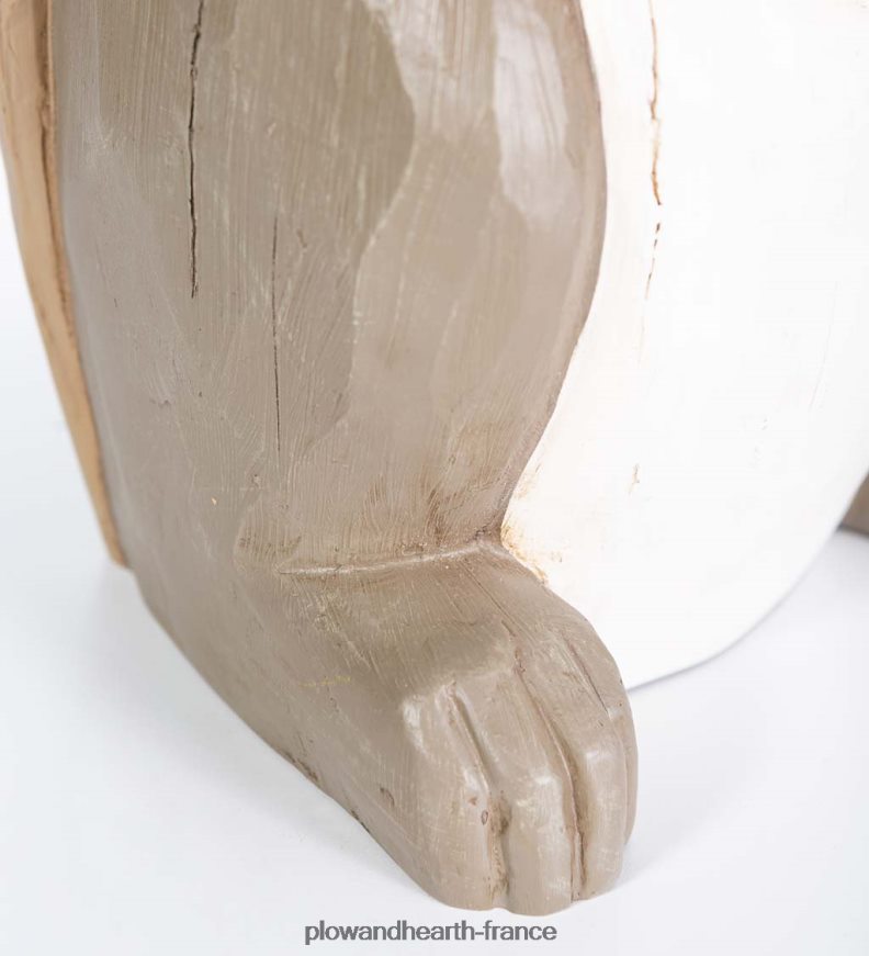 Statue courte d'écureuil éclairée intérieure/extérieure Plow & Hearth 8642F6123 cour et jardin