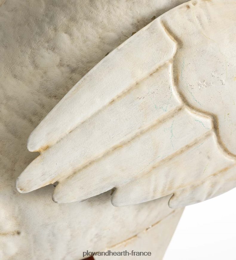 statue d'oie patriotique en métal avec drapeau américain et chapeau haut de forme Plow & Hearth 8642F6155 cour et jardin