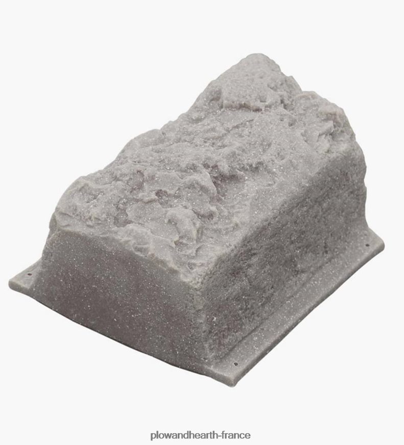 kit de bordure en bloc de roche simulée - sienne Plow & Hearth 8642F6732 cour et jardin