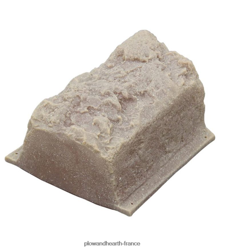kit de bordure en bloc de roche simulée - sienne Plow & Hearth 8642F6732 cour et jardin