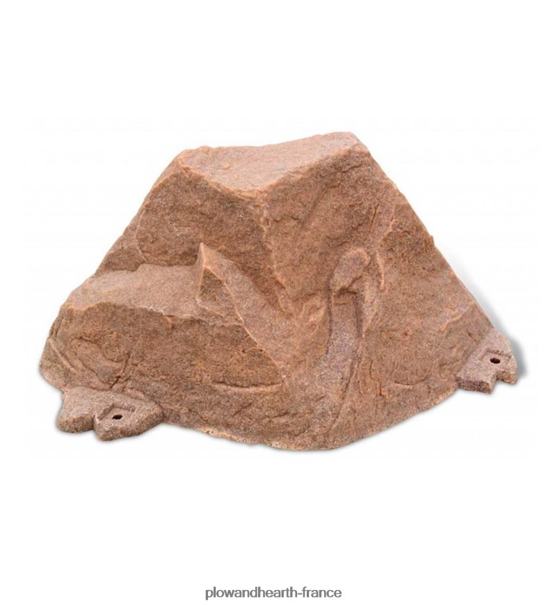 petit faux rocher - marron Plow & Hearth 8642F6729 cour et jardin