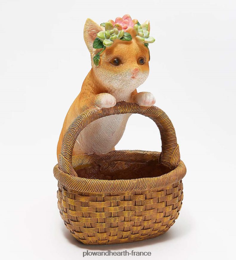 panier d'aide heureux planteur succulent - cochon Plow & Hearth 8642F6996 cour et jardin