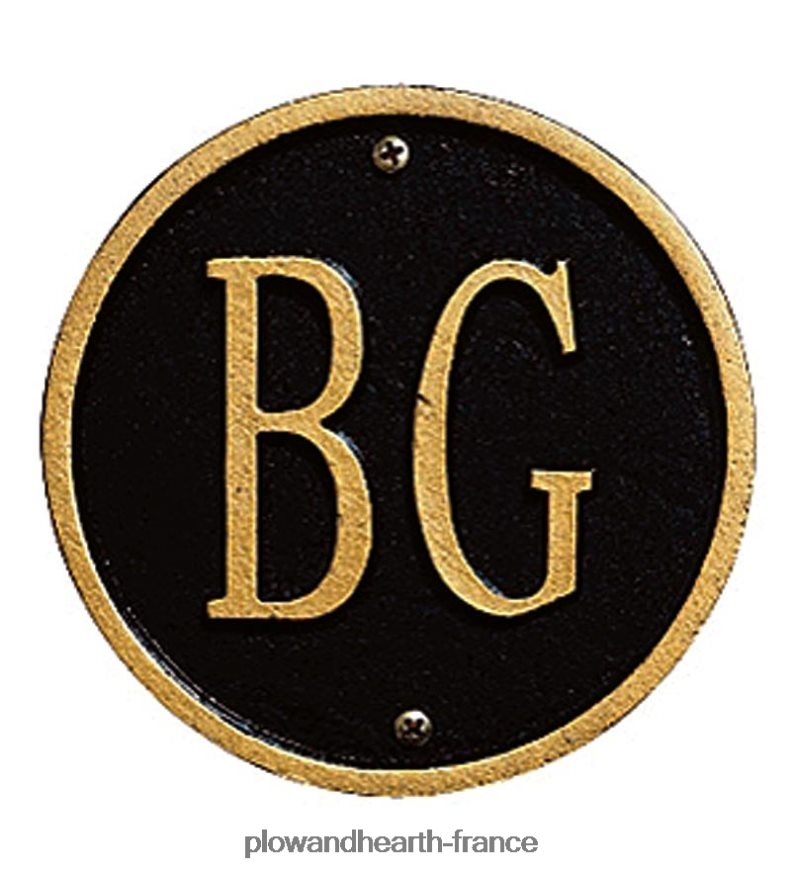 plaques d'adresse Plow & Hearth 8642F6716 cour et jardin
