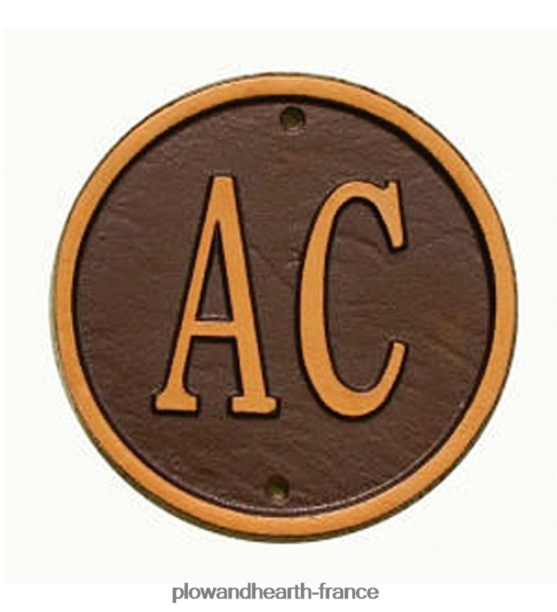 plaques d'adresse Plow & Hearth 8642F6716 cour et jardin