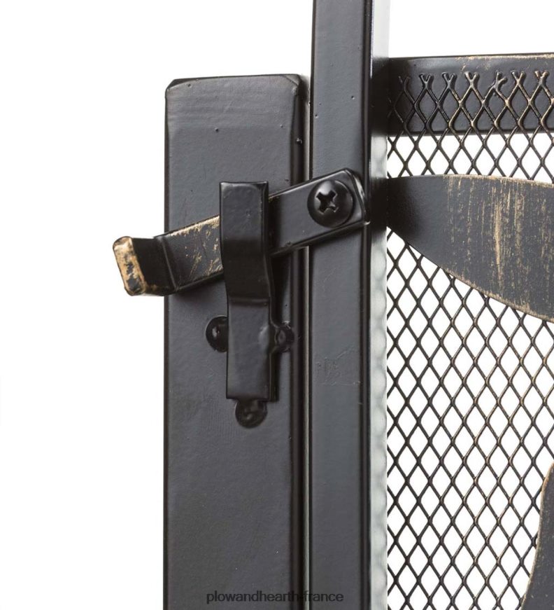 Portail de jardin autonome arqué en métal avec motif arbre de vie Plow & Hearth 8642F6661 cour et jardin